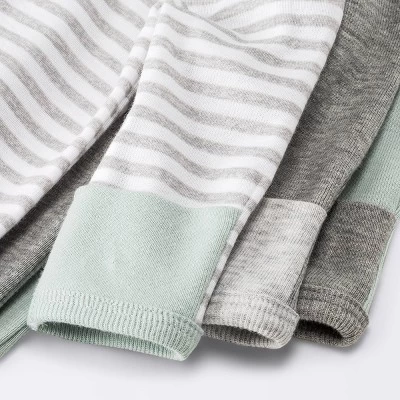 Baby 3pk Basic Romper - Cloud Island™ Gray Preemie 3 Baby 3pk Basic Romper - Cloud Island™ Gray Preemie - Image 3