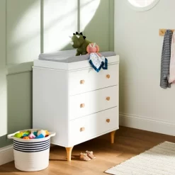 Cloud Island™ 7 Changing Pad Cover Gray - Cloud Island™