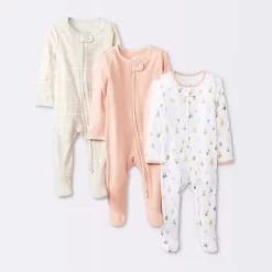 Baby Girls' 3pk Tight Fit Zip-Up Sleep N' Play - Cloud Island™ 13 Baby Girls' 3pk Tight Fit Zip-Up Sleep N' Play - Cloud Island™ -Cloud Island™ GUEST 4e004300 8d9d 4aa4 b06b 9a01dc986e2b