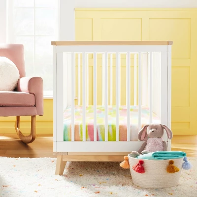 Fitted Jersey Crib Sheet 2pk - Cloud Island™ Brushstrokes And Solid Aqua 1 Fitted Jersey Crib Sheet 2pk - Cloud Island™ Brushstrokes And Solid Aqua