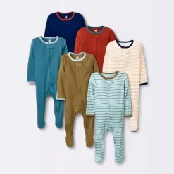 Baby 6pk Zip-Up Sleep N' Play - Cloud Island™ Blue 7 Baby 6pk Zip-Up Sleep N' Play - Cloud Island™ Blue -Cloud Island™ GUEST 9298ac22 3c1a 40df 98cb 92dd794f5ba2