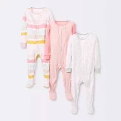Baby Girls' 3pk Tight Fit Zip-Up Sleep N' Play - Cloud Island™ 16 Baby Girls' 3pk Tight Fit Zip-Up Sleep N' Play - Cloud Island™ -Cloud Island™ GUEST 94b647b5 692f 4f50 8755 4b10b31fbc94 1
