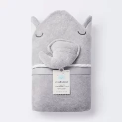 Baby Elephant Hooded Towel - Cloud Island™ Gray 6 Baby Elephant Hooded Towel - Cloud Island™ Gray -Cloud Island™ GUEST 97eecbf3 f59a 451e 9938 f801dae98769