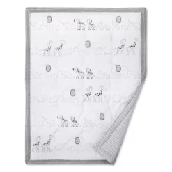 Crib Bedding Set Two By Two 4pc - Cloud Island™ Gray